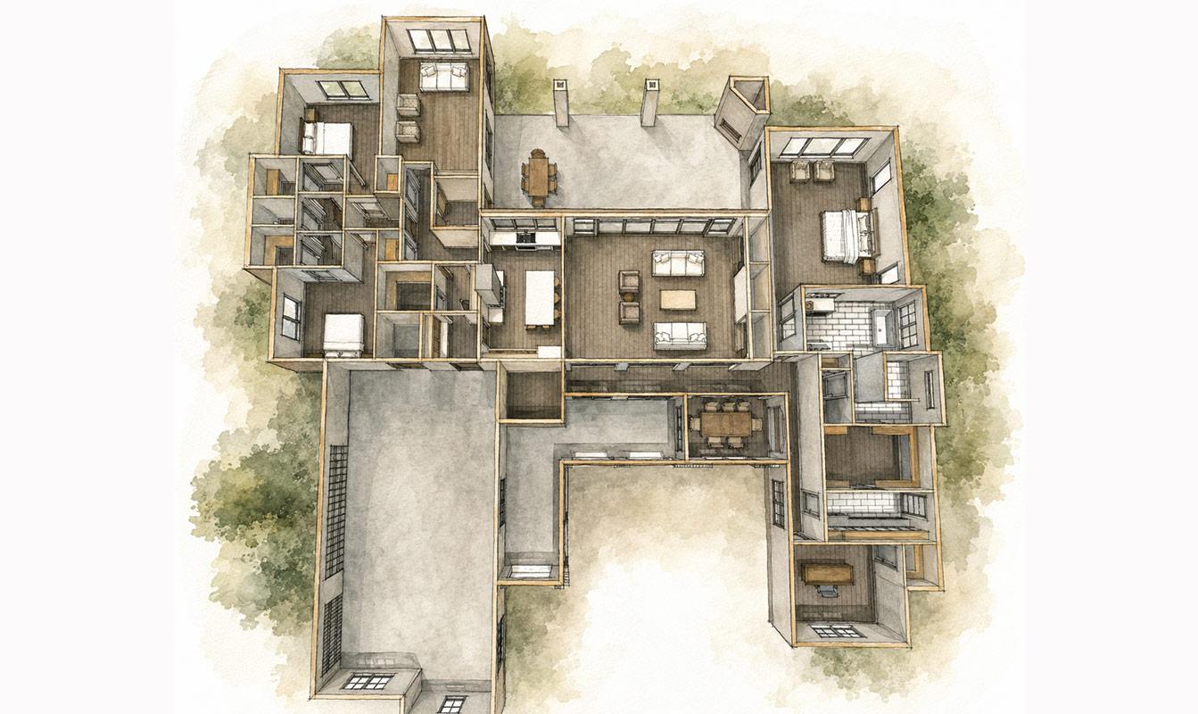 Plan 150037HRP: Sprawling Mediterranean Ranch House Plan with Three Bedrooms and Office - Image #16 - Hill Country, Mediterranean, Ranch, Southwest, Spanish