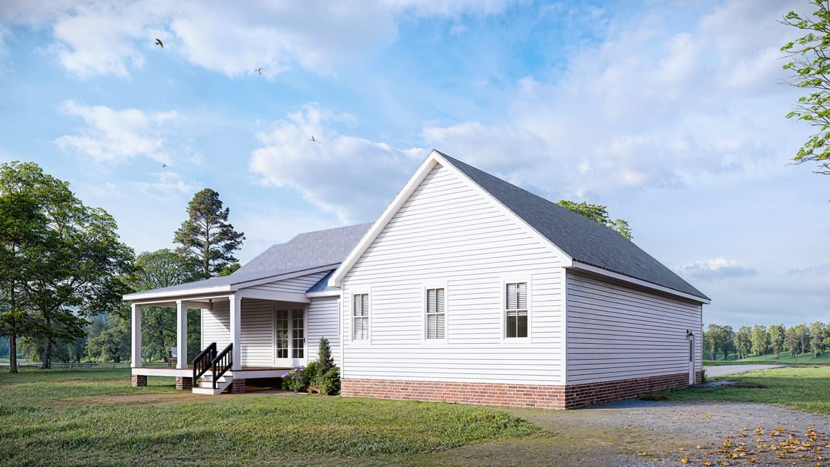 Plan 500099VV: Modern Farmhouse House Plan with 3 Bedrooms and Vaulted Ceilings - Image #3 - Country, Farmhouse, Modern Farmhouse, New American, Ranch, Southern