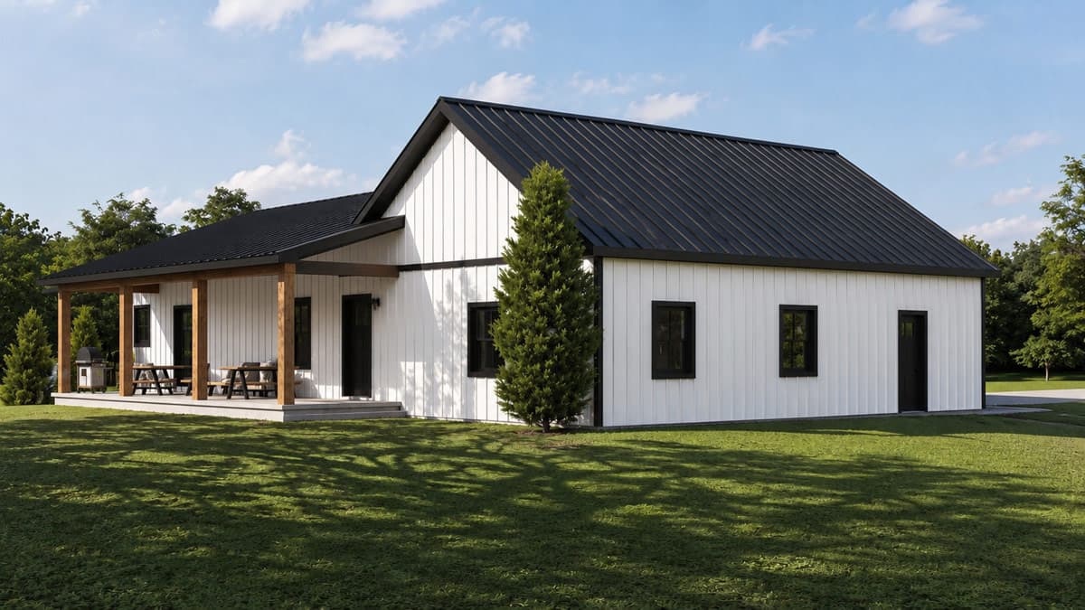 Plan 135464GRA: Modern Farmhouse Ranch House Plan with Three Bedrooms and Spacious Garage - Image #5 - Country, Craftsman, Modern Farmhouse, Ranch