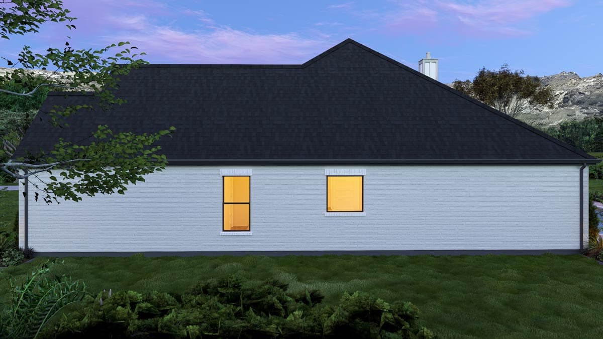 Plan 25456TF: Modern Farmhouse House Plan with 3 Bedrooms and 3-Car Garage - Image #6 - Modern Farmhouse, New American, Traditional, Transitional