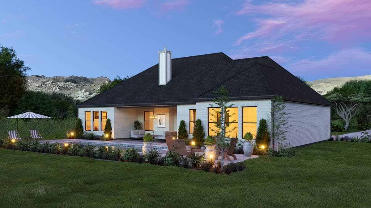 Plan 25456TF: Modern Farmhouse House Plan with 3 Bedrooms and 3-Car Garage - Image #11 - Modern Farmhouse, New American, Traditional, Transitional