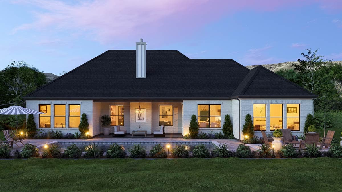 Plan 25456TF: Modern Farmhouse House Plan with 3 Bedrooms and 3-Car Garage - Image #10 - Modern Farmhouse, New American, Traditional, Transitional