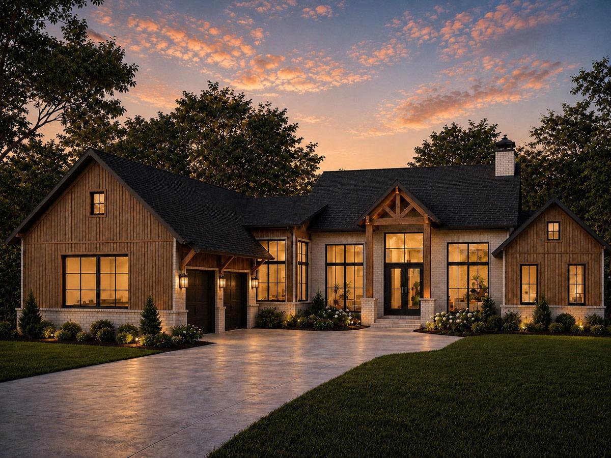 Plan 940015JNK: Craftsman Farmhouse House Plan with 3 Bedrooms and Vaulted Ceilings - Image #3 - Craftsman, Farmhouse, Modern Farmhouse, Mountain, Ranch