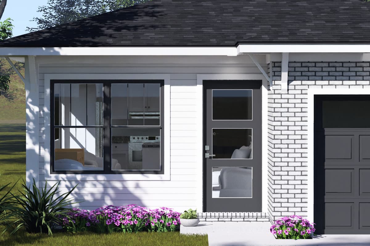 Plan 52577WM: Modern Ranch House Plan with 3 Bedrooms - Image #7 - Low Country, Modern, Ranch