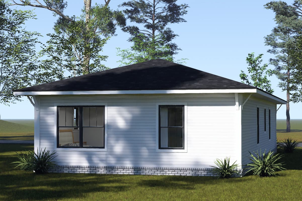 Plan 52577WM: Modern Ranch House Plan with 3 Bedrooms - Image #5 - Low Country, Modern, Ranch