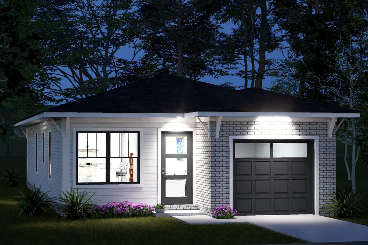 Plan 52577WM: Modern Ranch House Plan with 3 Bedrooms - Image #6 - Low Country, Modern, Ranch