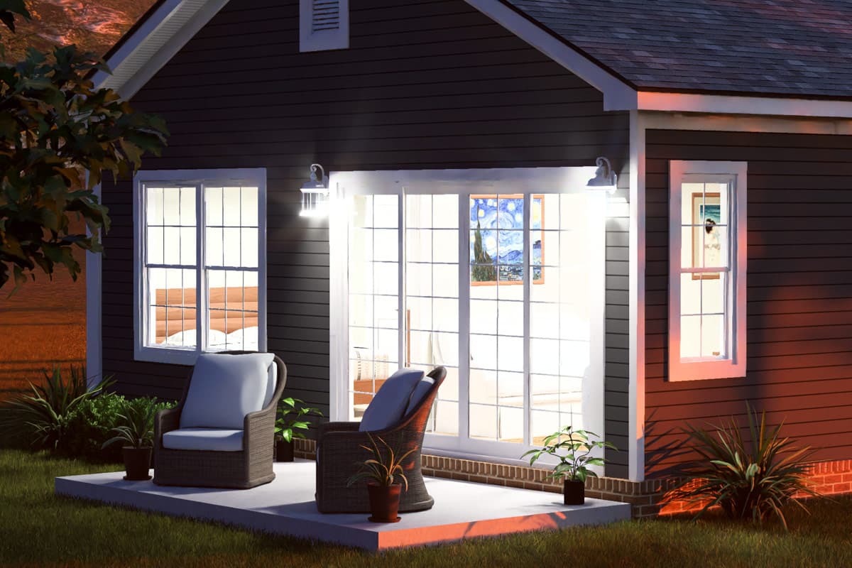 Plan 52582WM: Two Bedroom Cottage House Plan with Efficient Floor Layout - Image #9 - Cottage, Country, Ranch