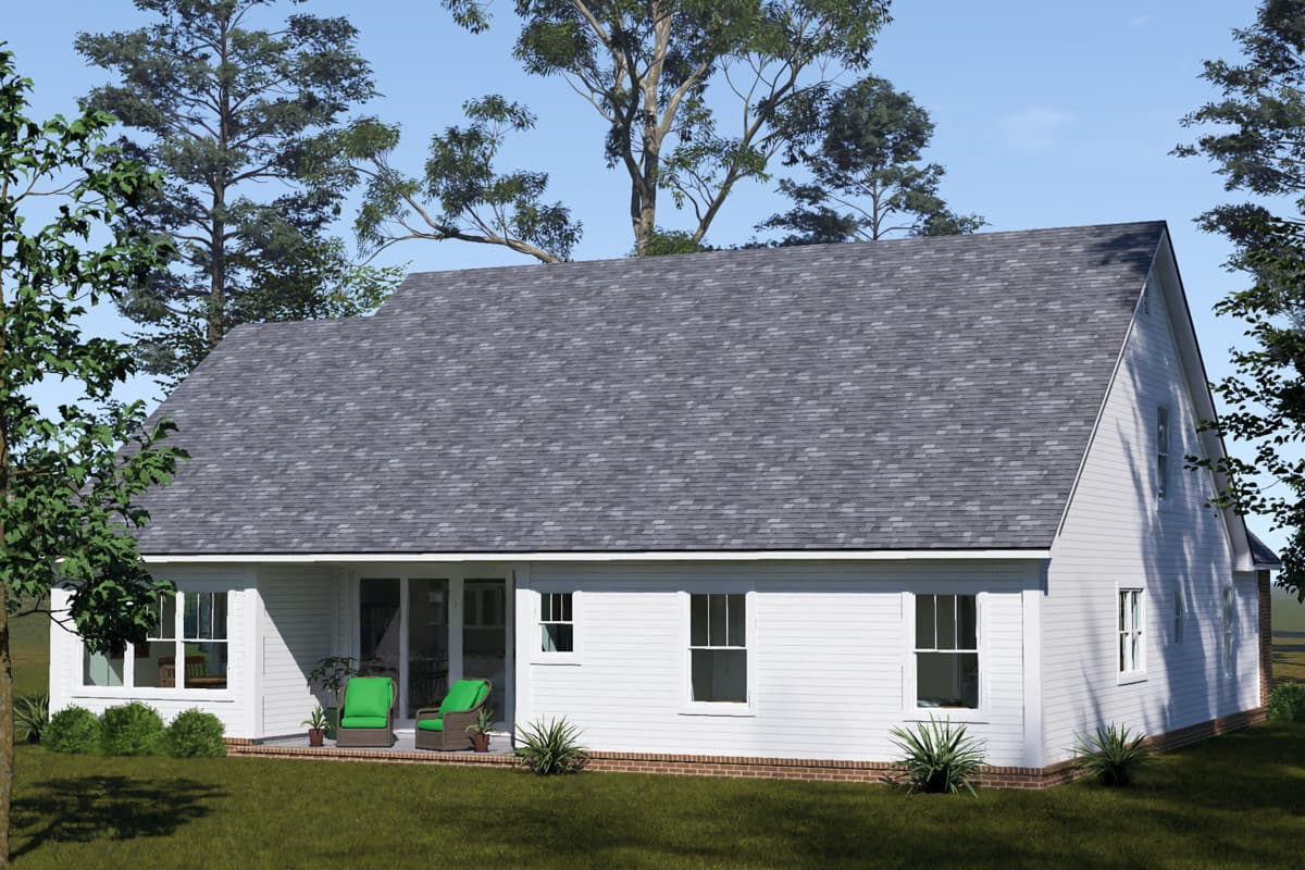 Plan 52584WM: Farmhouse Cottage House Plan with Three Bedrooms and Bonus Room - Image #9 - Cottage, Country, Farmhouse, Traditional