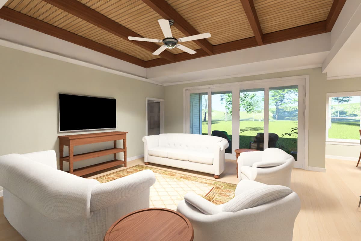 Plan 52584WM: Farmhouse Cottage House Plan with Three Bedrooms and Bonus Room - Image #16 - Cottage, Country, Farmhouse, Traditional