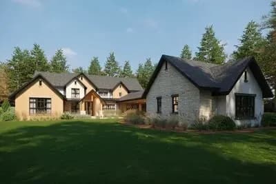 Mountain Craftsman House Plan with Five Bedrooms and In-Law Suite