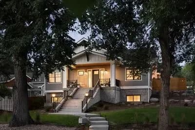 Craftsman House Plan with Three Bedrooms and Attached Garage
