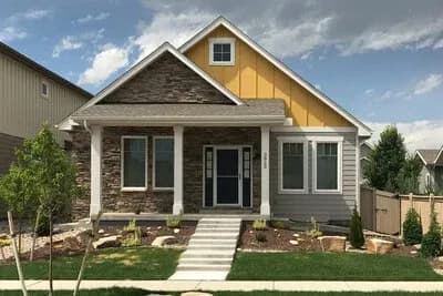 Craftsman Ranch House Plan with 2-3 Bedrooms and Attached Garage