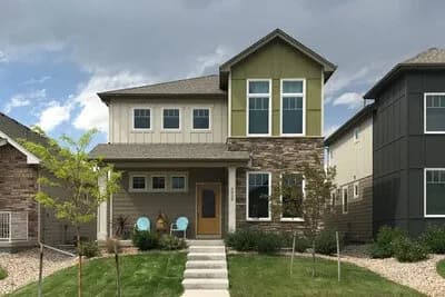 Contemporary Craftsman House Plan with 4 Bedrooms and Rear Garage