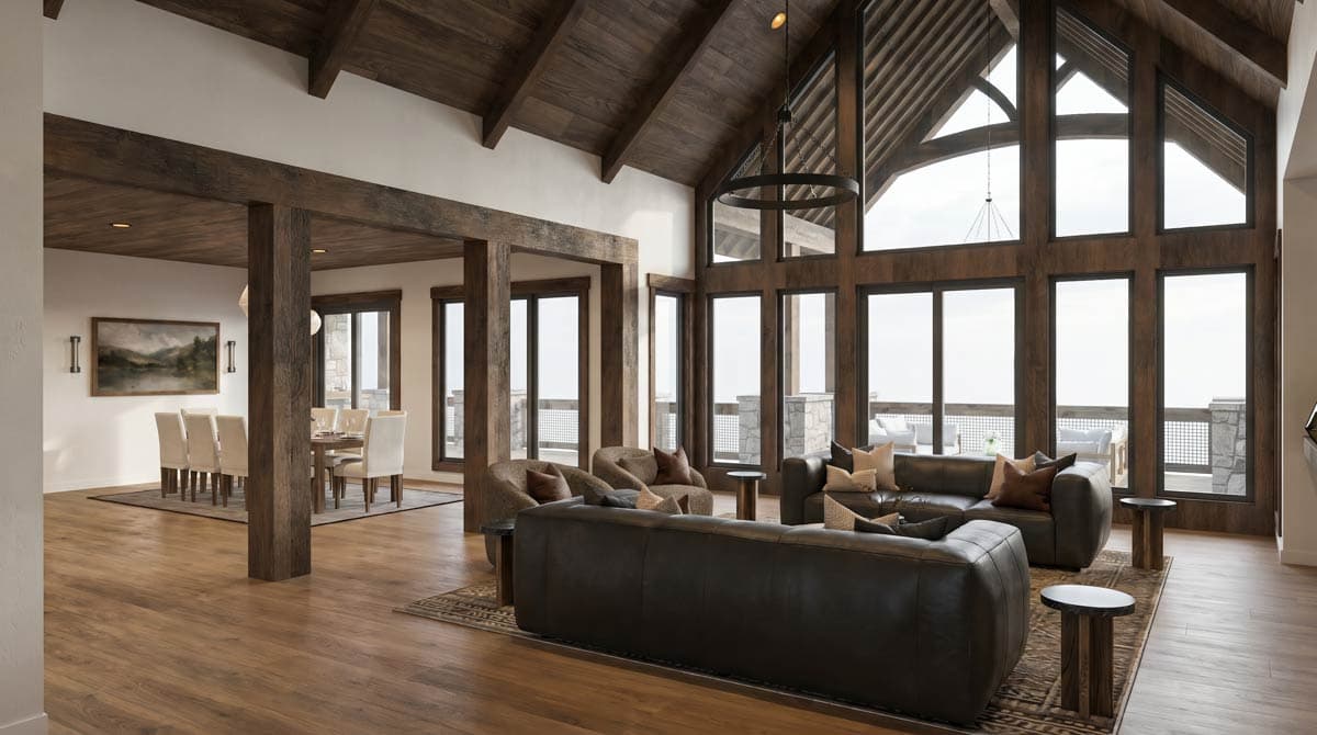 Plan 70983MK: Rustic Mountain Cabin House Plan with 5 Bedrooms and 5,543 Square Feet - Image #14 - Cabin, Mountain, Rustic