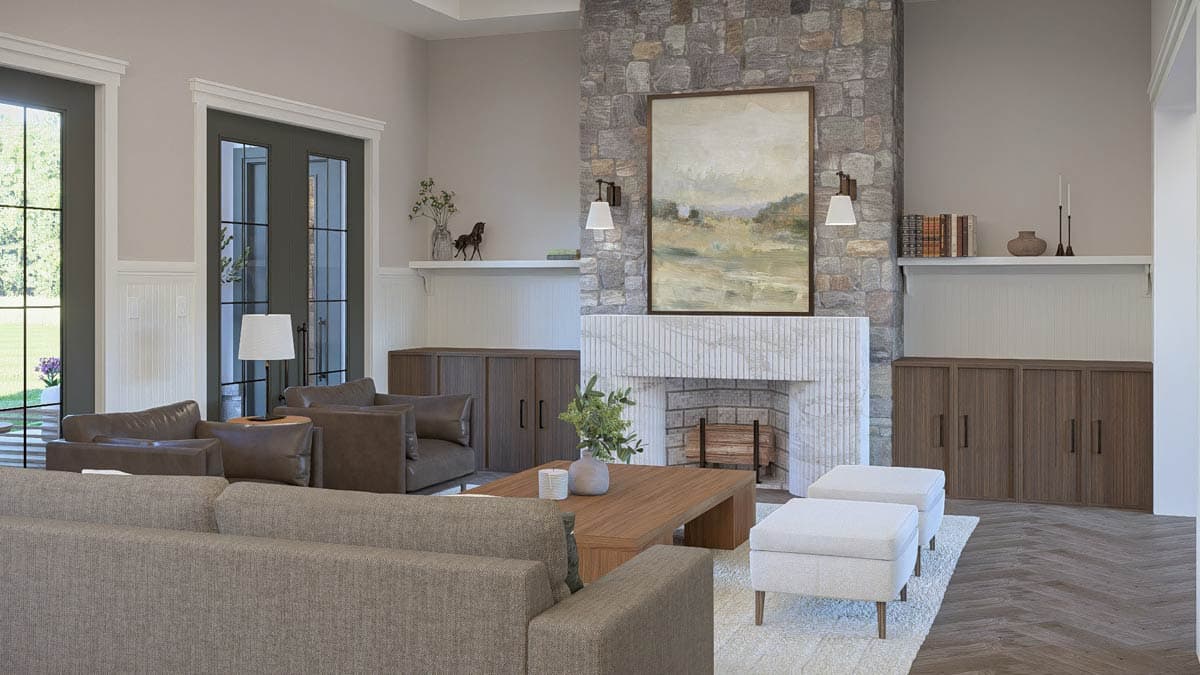 Plan 623664DJ: European Style House Plan with 4 Bedrooms and 3-Car Garage - Image #8 - European