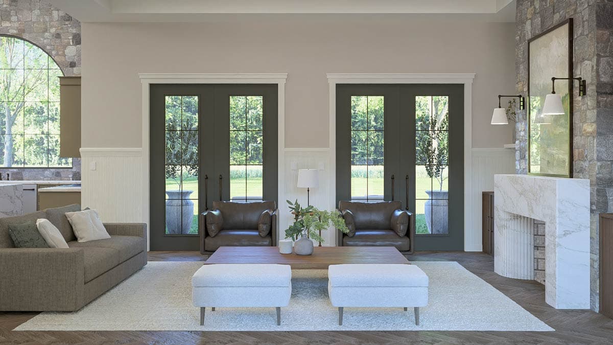 Plan 623664DJ: European Style House Plan with 4 Bedrooms and 3-Car Garage - Image #6 - European
