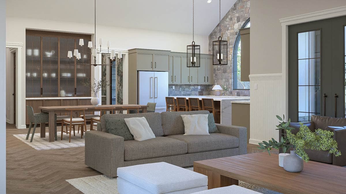 Plan 623664DJ: European Style House Plan with 4 Bedrooms and 3-Car Garage - Image #9 - European