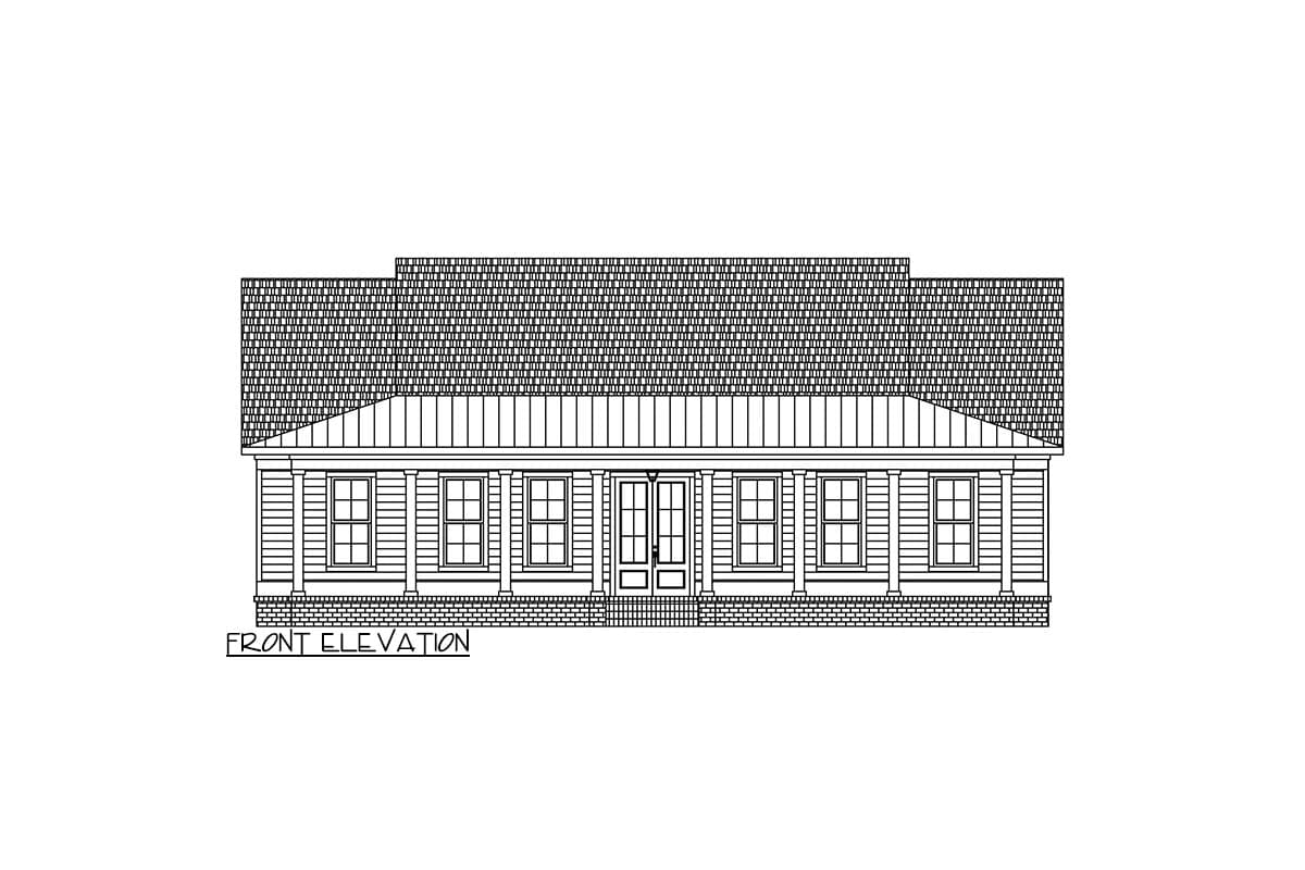 Plan 521029TTL: Charming Southern Style House Plan with Three Bedrooms and Sunroom - Image #2 - Country, Southern