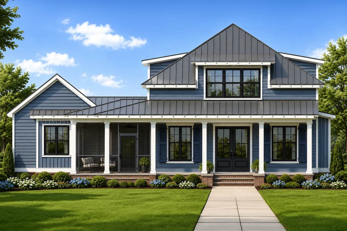Plan image - 521031TTL:Southern Traditional House Plan with 3 Bedrooms and Master Suite