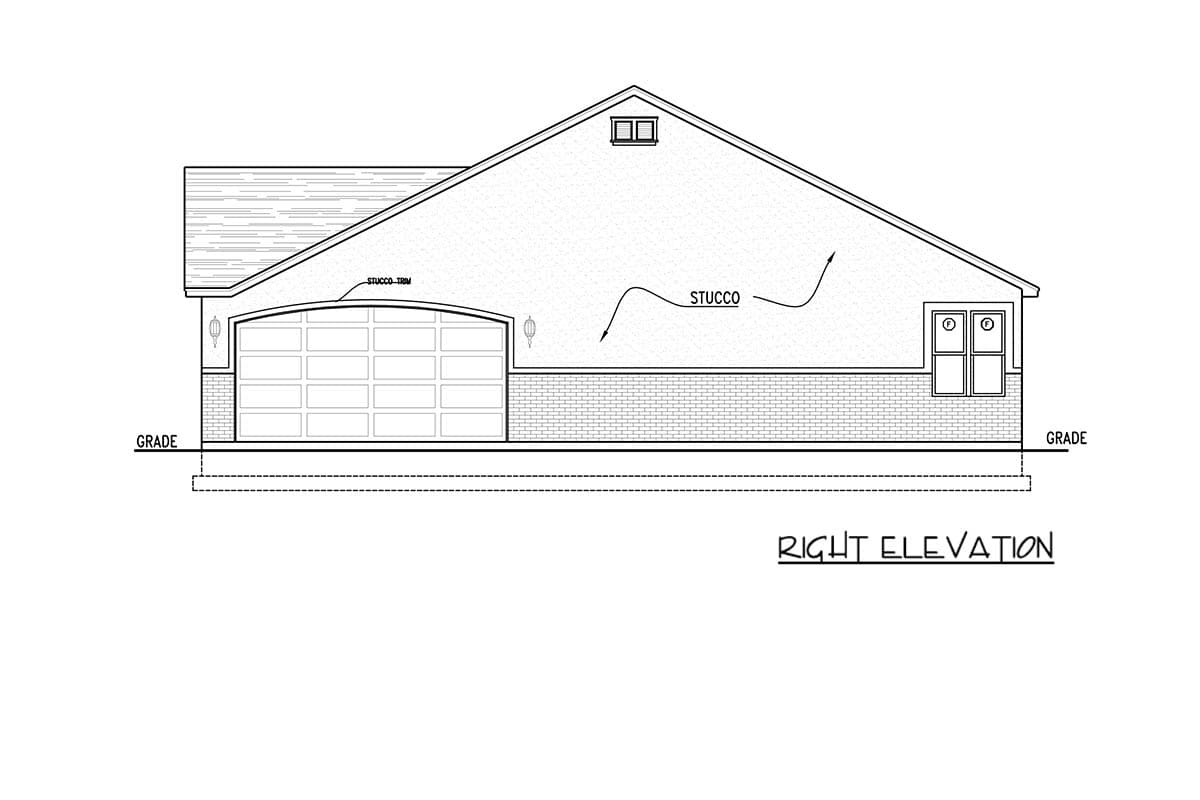 Plan 849156PGE: European Style Ranch House Plan with 3 Bedrooms and 1,747 Square Feet - Image #6 - European, Ranch, Traditional