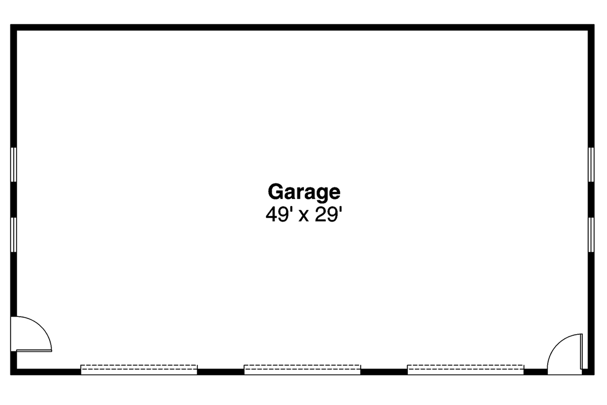 Plan 720195DA: Spacious 3-Car Garage House Plan with 10 Ceilings - Floor Plan - Image #5 - Ranch, Traditional