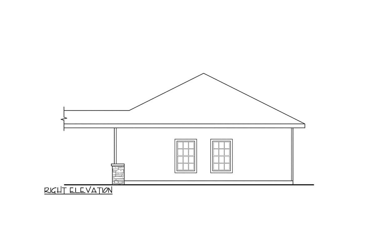 Plan 720195DA: Spacious 3-Car Garage House Plan with 10 Ceilings - Image #4 - Ranch, Traditional