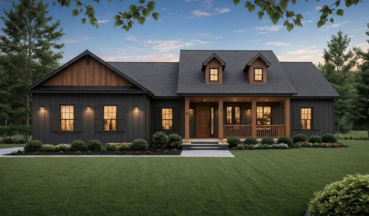 Plan 51397MM: Modern Farmhouse House Plan with 3 Bedrooms and 2-Car Garage - Image #2 - Modern Farmhouse, Ranch, Traditional