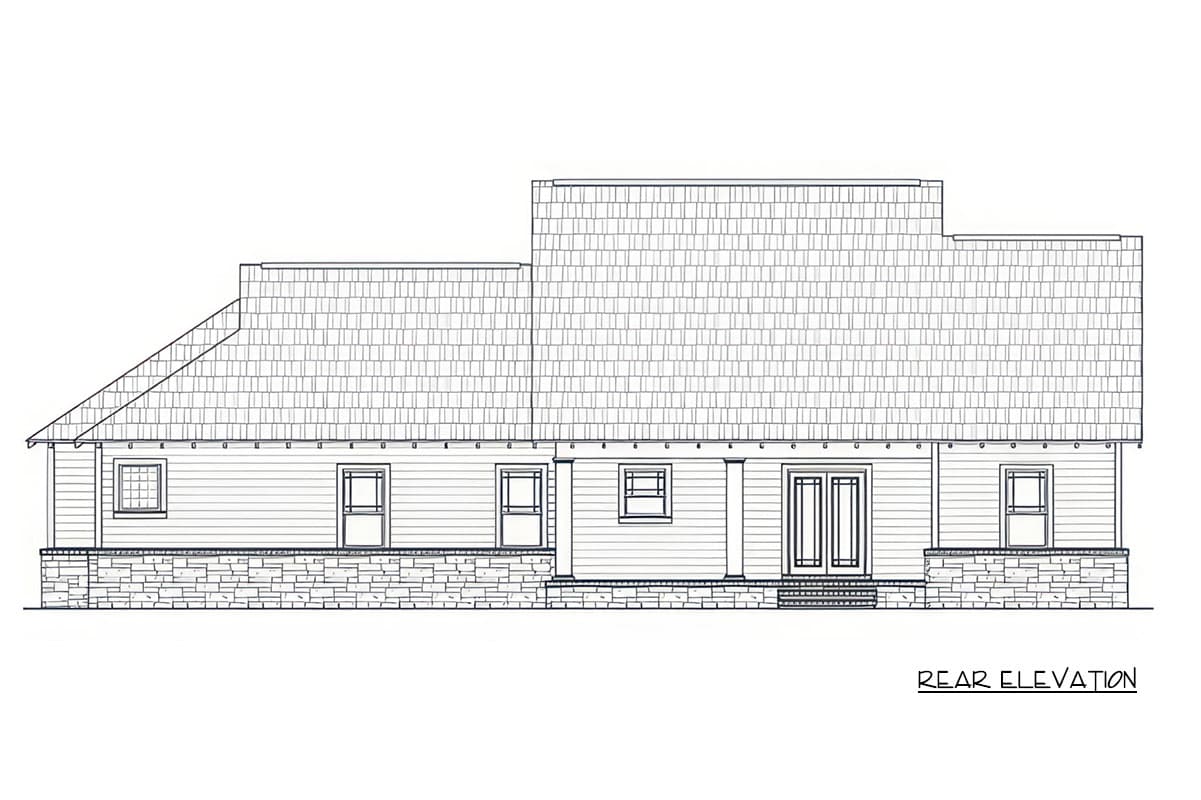 Plan 51398MM: Charming Craftsman Farmhouse House Plan with Three Bedrooms - Image #4 - Craftsman, Farmhouse, Traditional