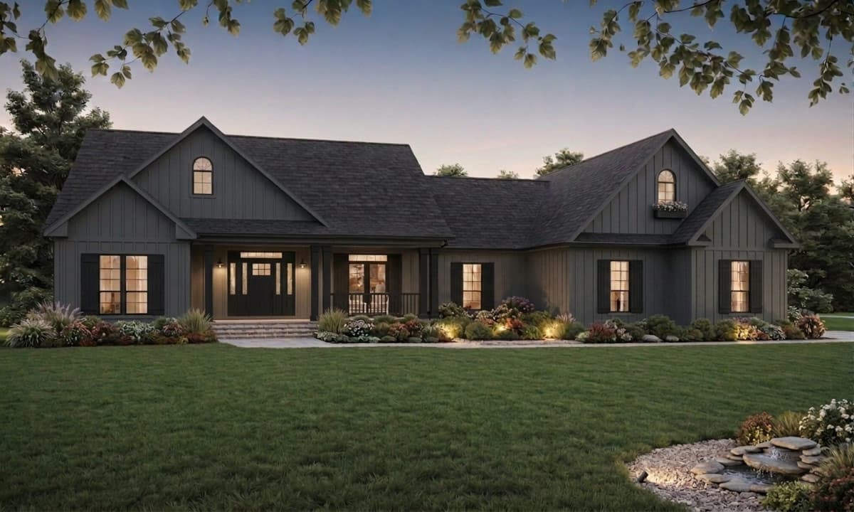 Plan 51400MM: Modern Farmhouse Ranch House Plan with 3 Bedrooms and Bonus Room - Image #2 - Modern Farmhouse, Ranch, Traditional