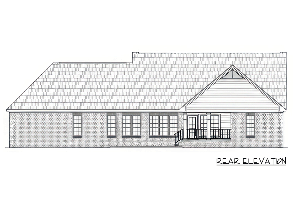 Plan 51400MM: Modern Farmhouse Ranch House Plan with 3 Bedrooms and Bonus Room - Image #3 - Modern Farmhouse, Ranch, Traditional