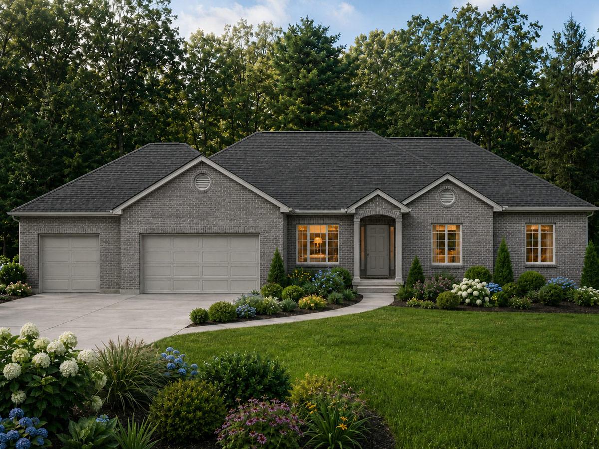 Plan 849158PGE: Southern Ranch House Plan with 3 Bedrooms and 3-Car Garage - Image #2 - Ranch, Southern