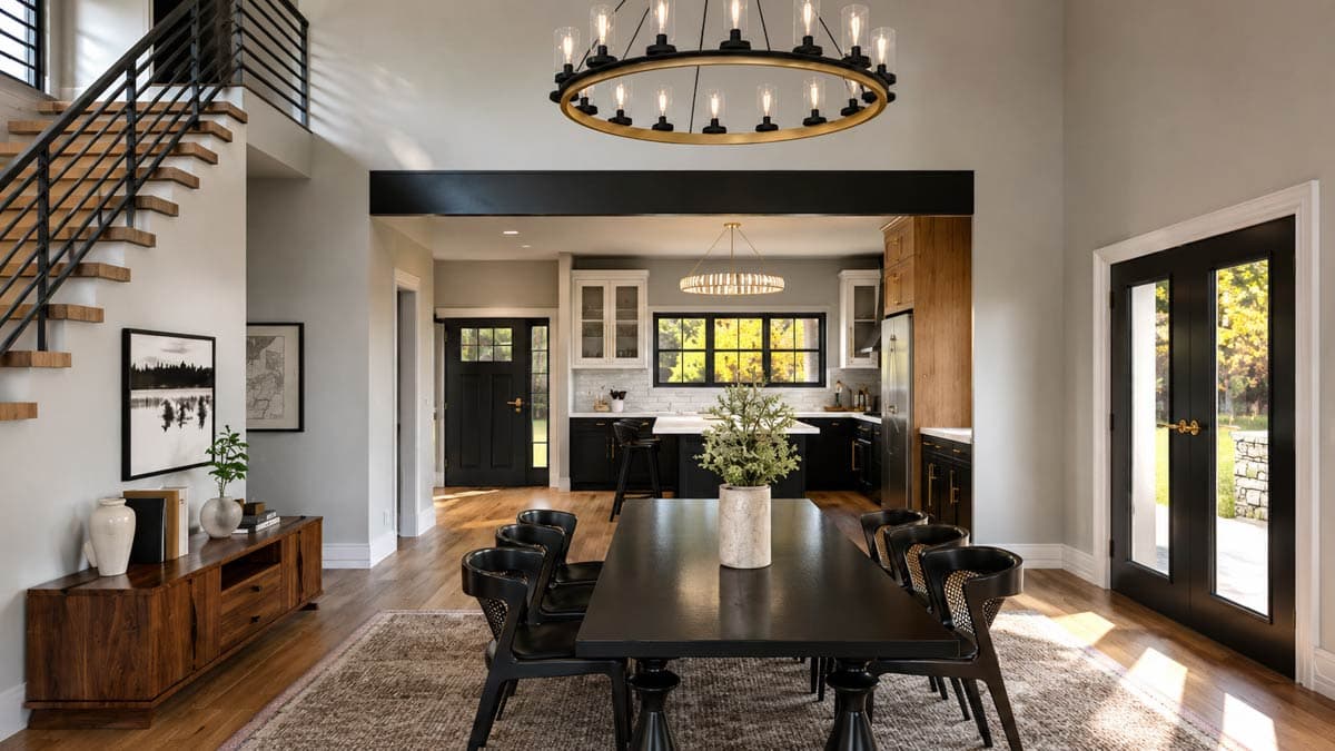Plan 135468GRA: Spacious Modern Farmhouse Barndominium House Plan with Attached Apartment - Image #12 - Barndominium, Country, Farmhouse, Modern Farmhouse