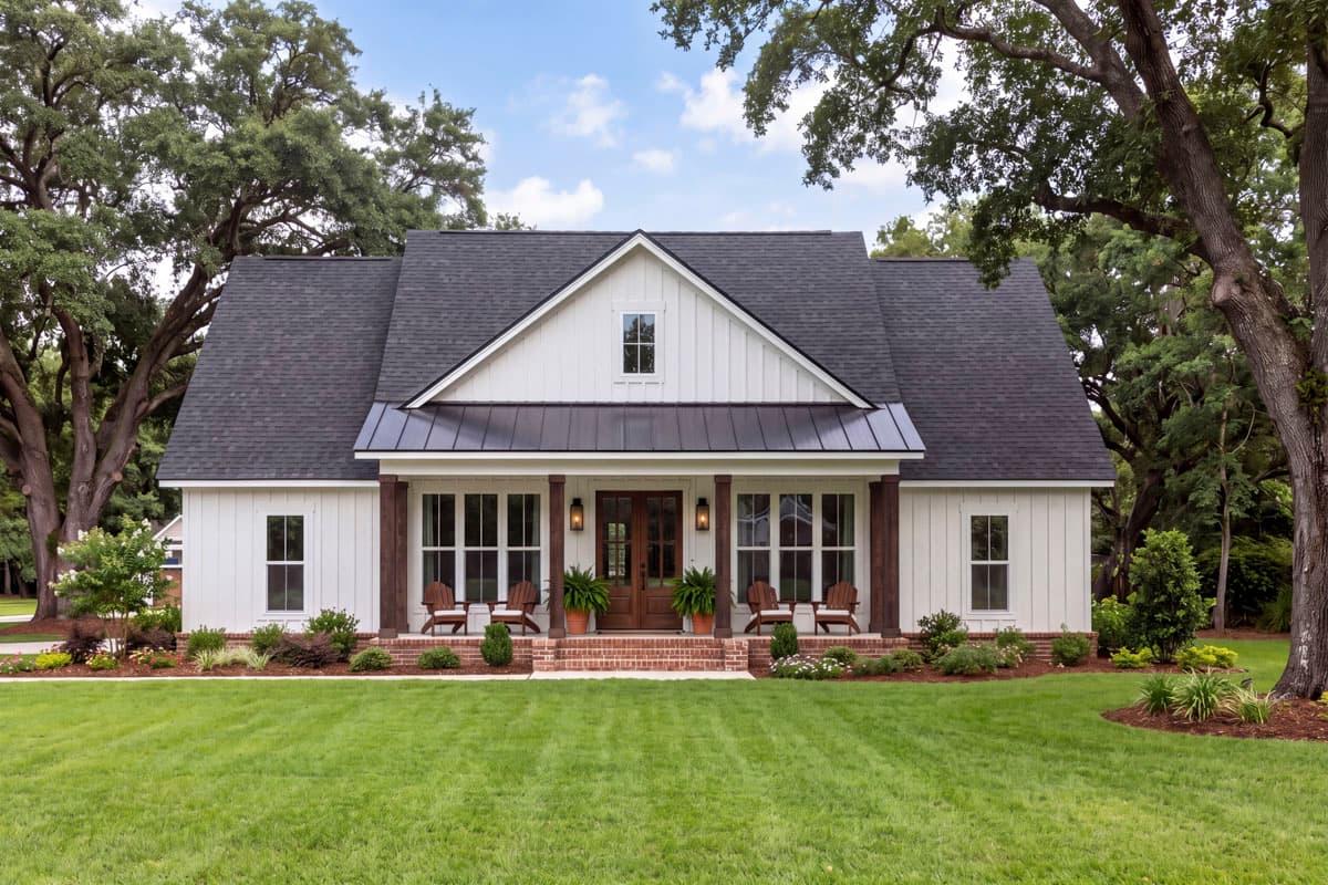 Plan 52057HZ: Modern Farmhouse House Plan with 3 Bedrooms and Outdoor Kitchen - Image #6 - Country, Modern Farmhouse, Traditional, Transitional