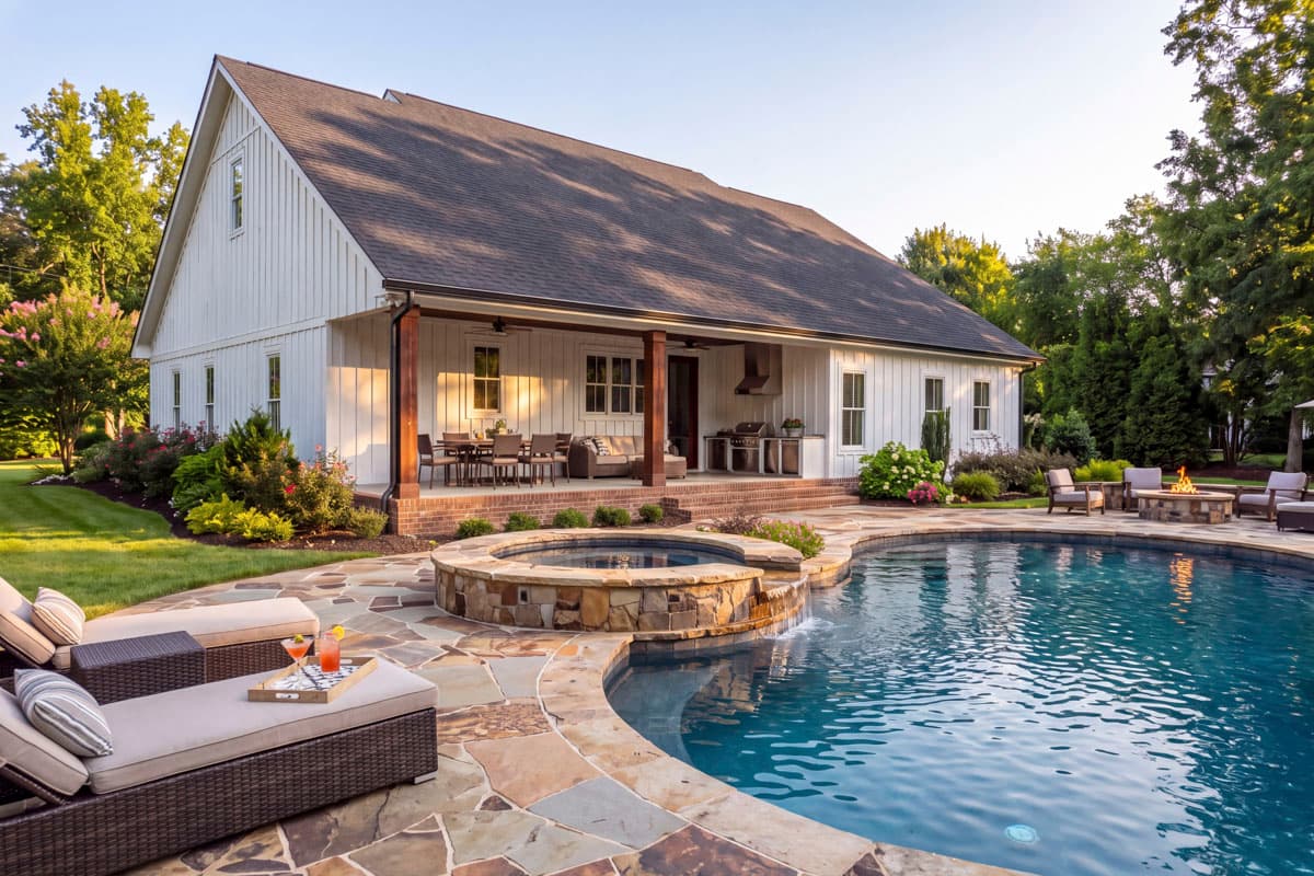 Plan 52057HZ: Modern Farmhouse House Plan with 3 Bedrooms and Outdoor Kitchen - Image #8 - Country, Modern Farmhouse, Traditional, Transitional