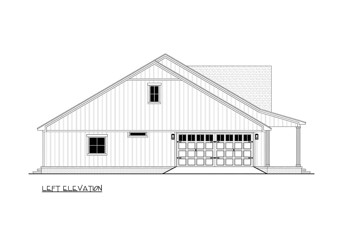 Plan 52057HZ: Modern Farmhouse House Plan with 3 Bedrooms and Outdoor Kitchen - Image #16 - Country, Modern Farmhouse, Traditional, Transitional