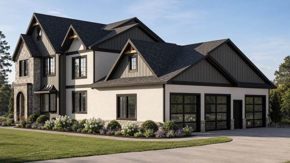 Plan 135469GRA: Spacious New American House Plan with Seven Bedrooms and Three-Car Garage - Image #6 - Country, Craftsman, New American