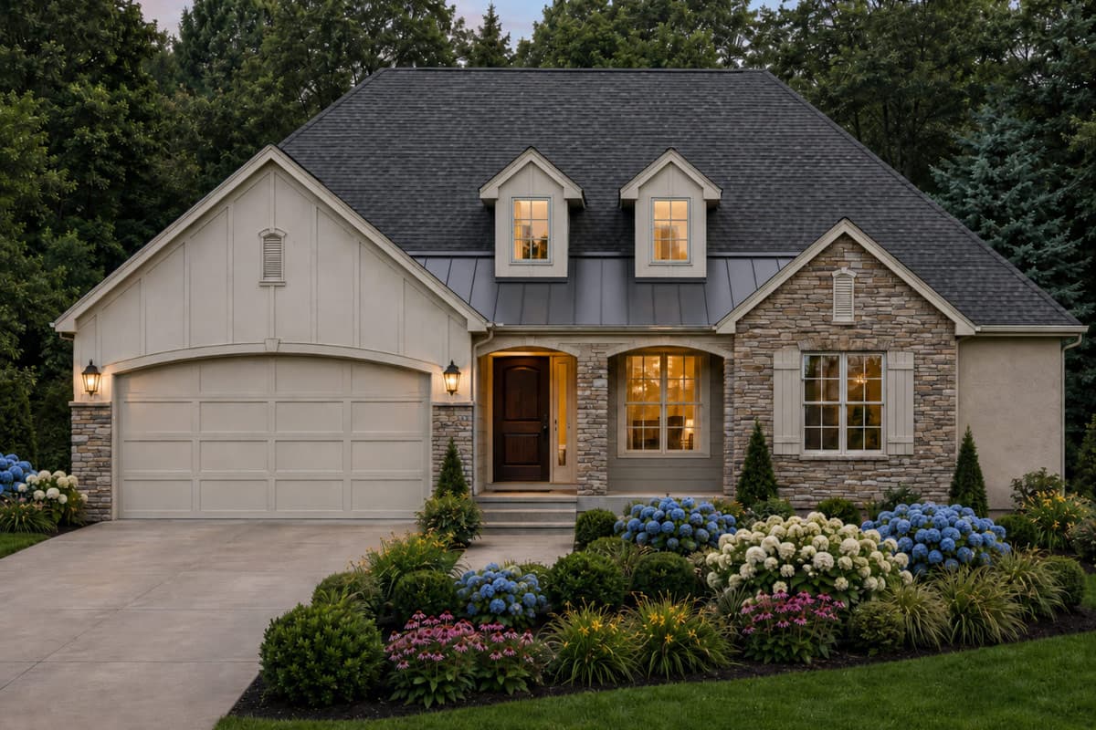 Plan 849161PGE: Traditional House Plan with 3 Bedrooms and 1,864 Square Feet - Image #1 - Craftsman, Traditional