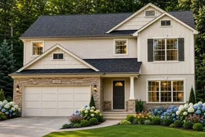 Five Bedroom Craftsman House Plan with Two Car Garage