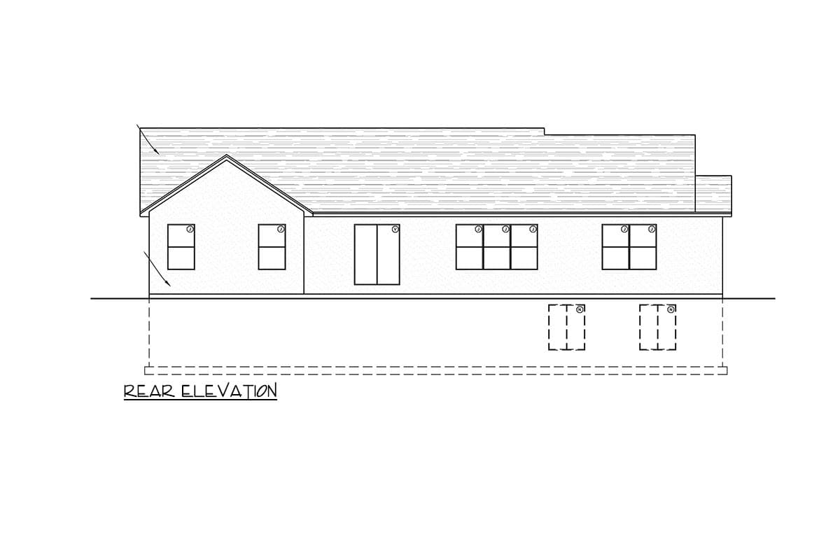 Plan 849165PGE: Craftsman Farmhouse House Plan with 4 Bedrooms and 2066 Square Feet - Image #6 - Cottage, Craftsman, Farmhouse, New American, Traditional