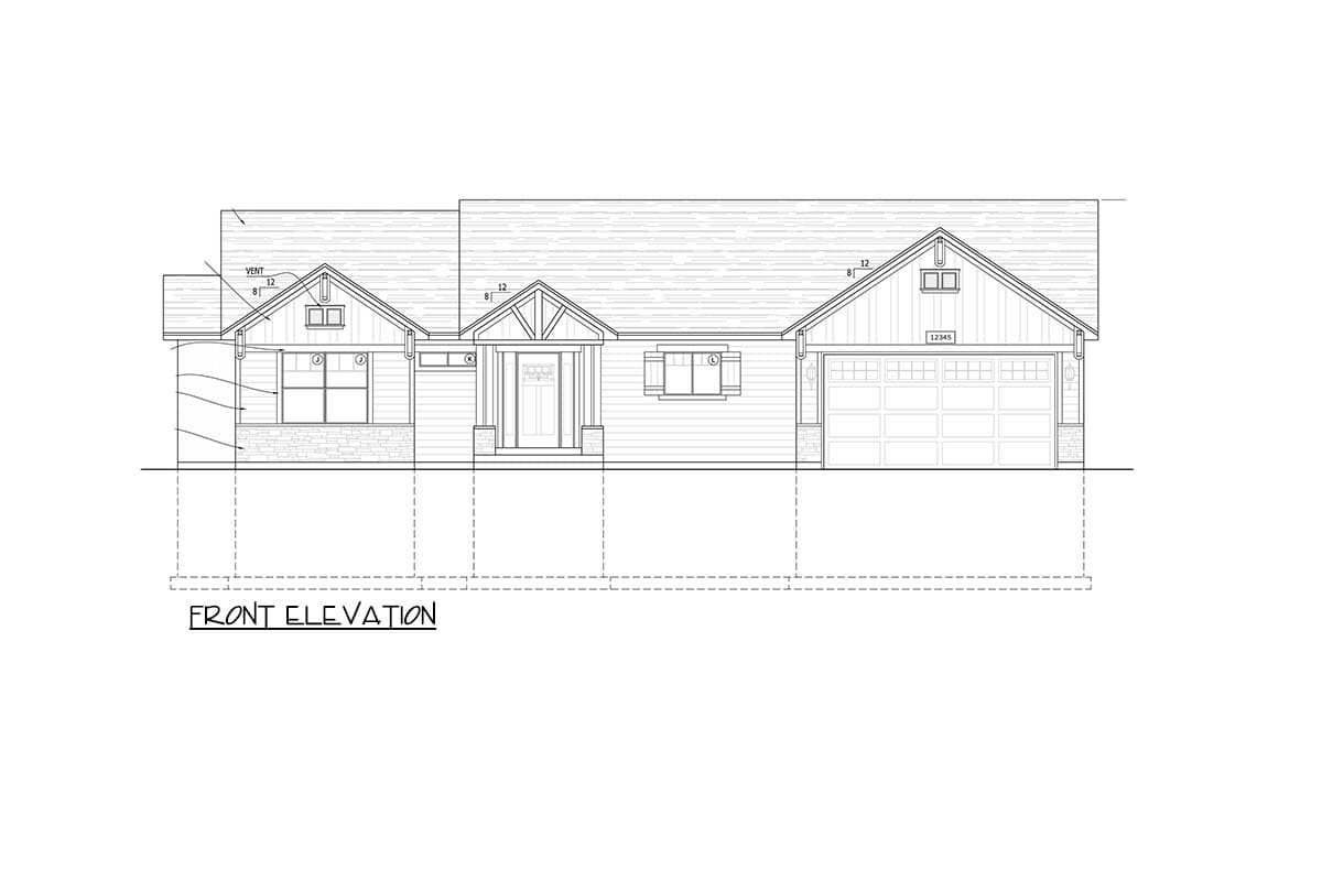 Plan 849165PGE: Craftsman Farmhouse House Plan with 4 Bedrooms and 2066 Square Feet - Image #3 - Cottage, Craftsman, Farmhouse, New American, Traditional