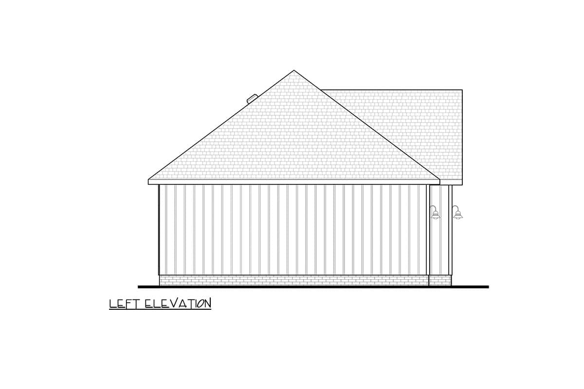 Plan 83686CRW: Modern Farmhouse 2-Car Garage Plan - Image #3 - Farmhouse, New American, Traditional