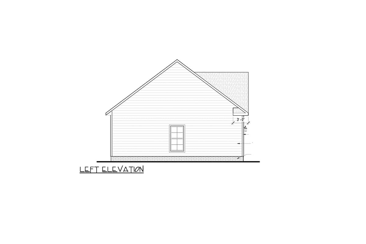 Plan 83687CRW: Charming 3-Car Garage House Plan with Modern Farmhouse Appeal - Image #3 - Farmhouse, New American, Traditional