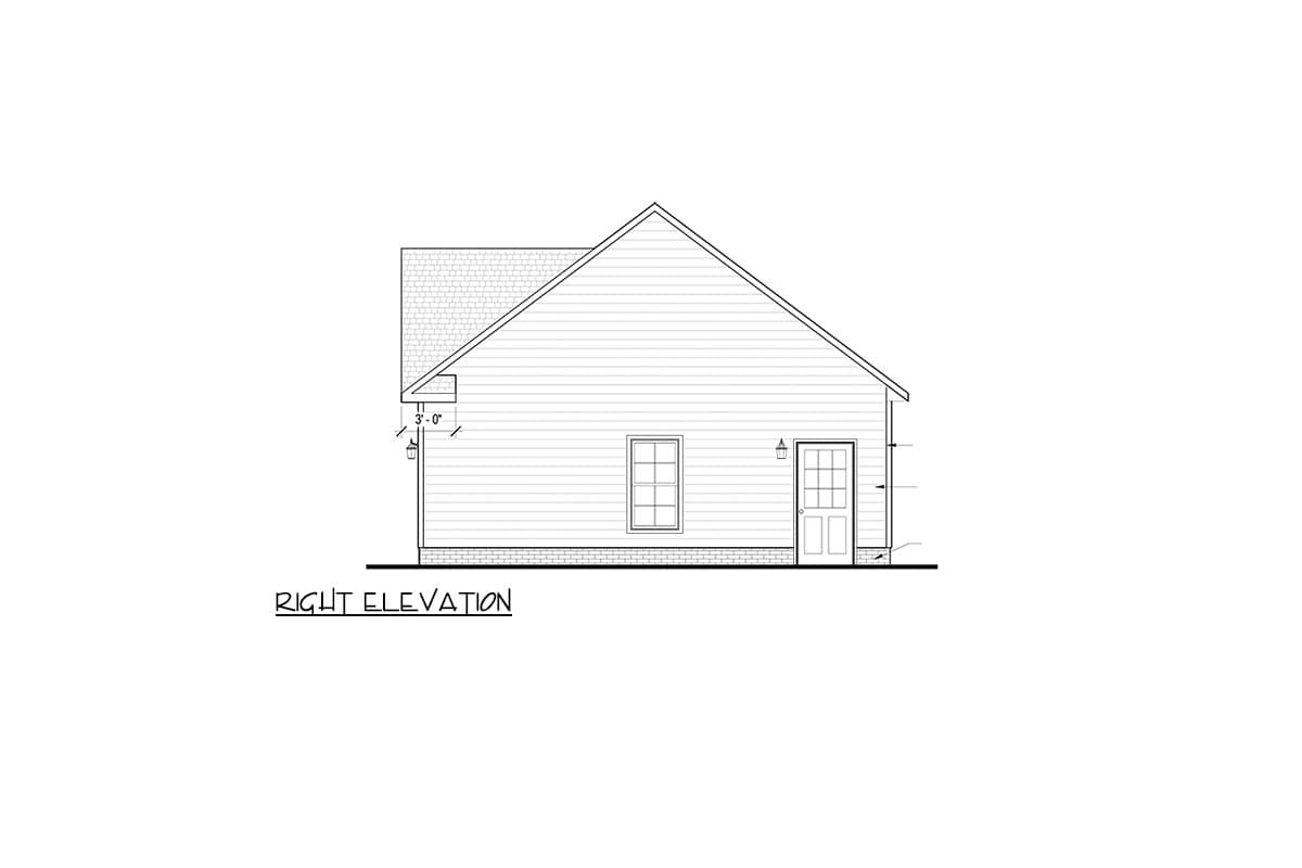 Plan 83687CRW: Charming 3-Car Garage House Plan with Modern Farmhouse Appeal - Image #5 - Farmhouse, New American, Traditional