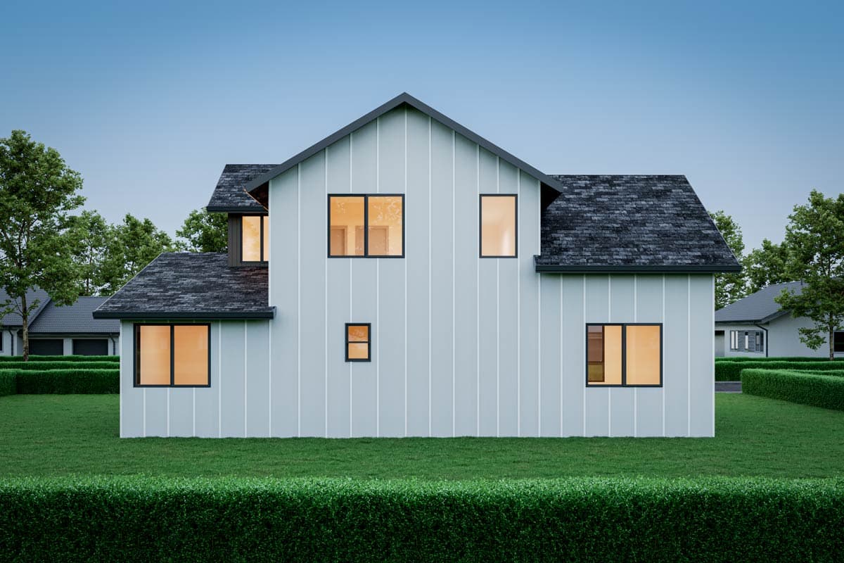 Plan 666320RAF: Modern New American House Plan with Loft and Two Bedrooms - Image #4 - Log Cabin, New American, Northwest