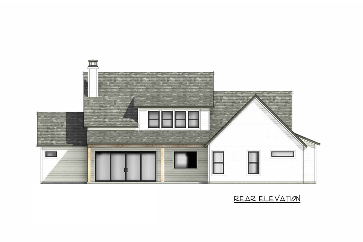 Plan 818219JSS: Modern Farmhouse House Plan with 4 Bedrooms and Spacious Main-Level Suite - Image #6 - Country, Craftsman, Farmhouse, Modern Farmhouse