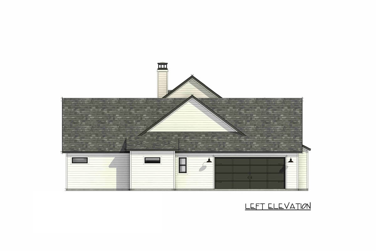 Plan 818219JSS: Modern Farmhouse House Plan with 4 Bedrooms and Spacious Main-Level Suite - Image #5 - Country, Craftsman, Farmhouse, Modern Farmhouse