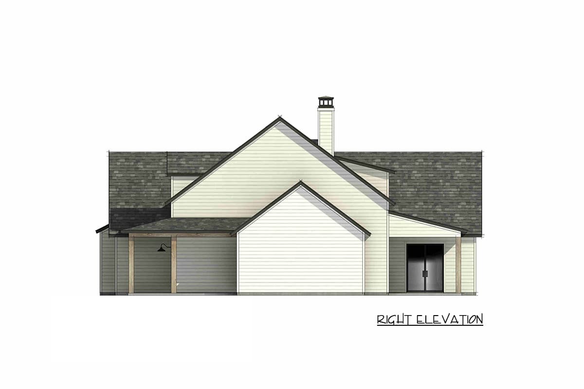 Plan 818219JSS: Modern Farmhouse House Plan with 4 Bedrooms and Spacious Main-Level Suite - Image #7 - Country, Craftsman, Farmhouse, Modern Farmhouse