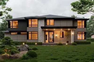Contemporary Northwest House Plan with 5 Bedrooms and 3-Car Garage