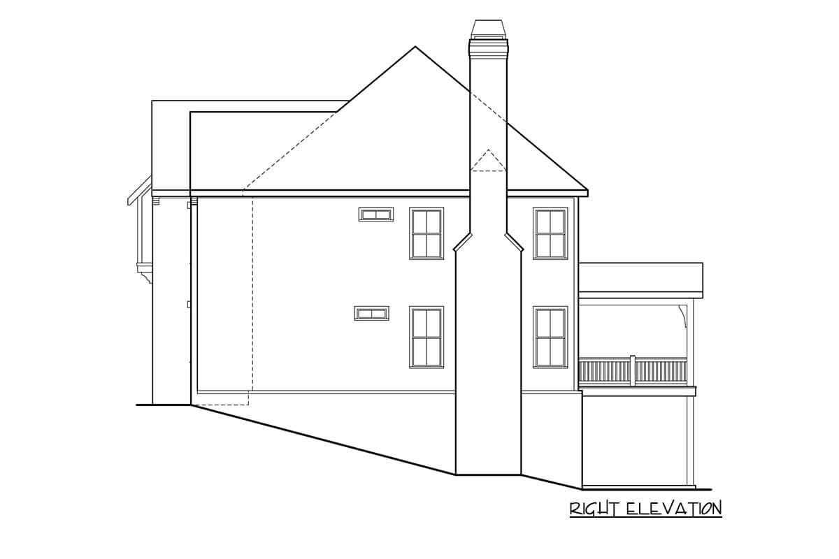 Plan 710453BTZ: Modern European Transitional House Plan with Five Bedrooms and Flex Space - Image #4 - European, Rustic, Traditional, Transitional