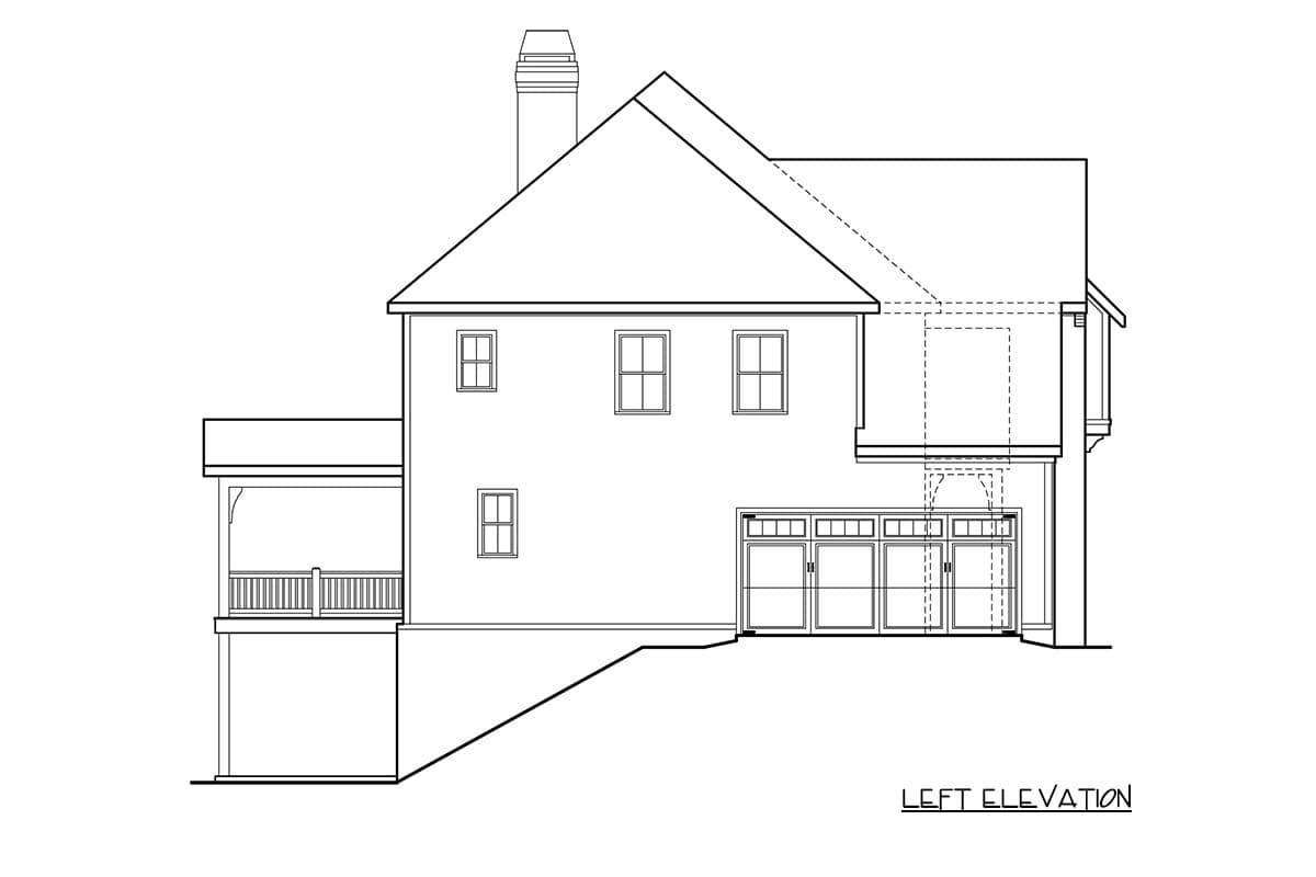 Plan 710453BTZ: Modern European Transitional House Plan with Five Bedrooms and Flex Space - Image #2 - European, Rustic, Traditional, Transitional
